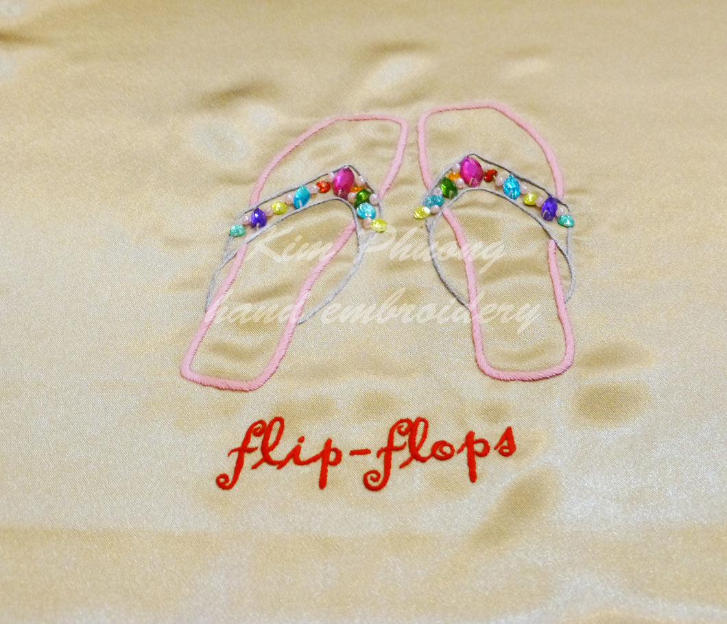 Flip flop shoes